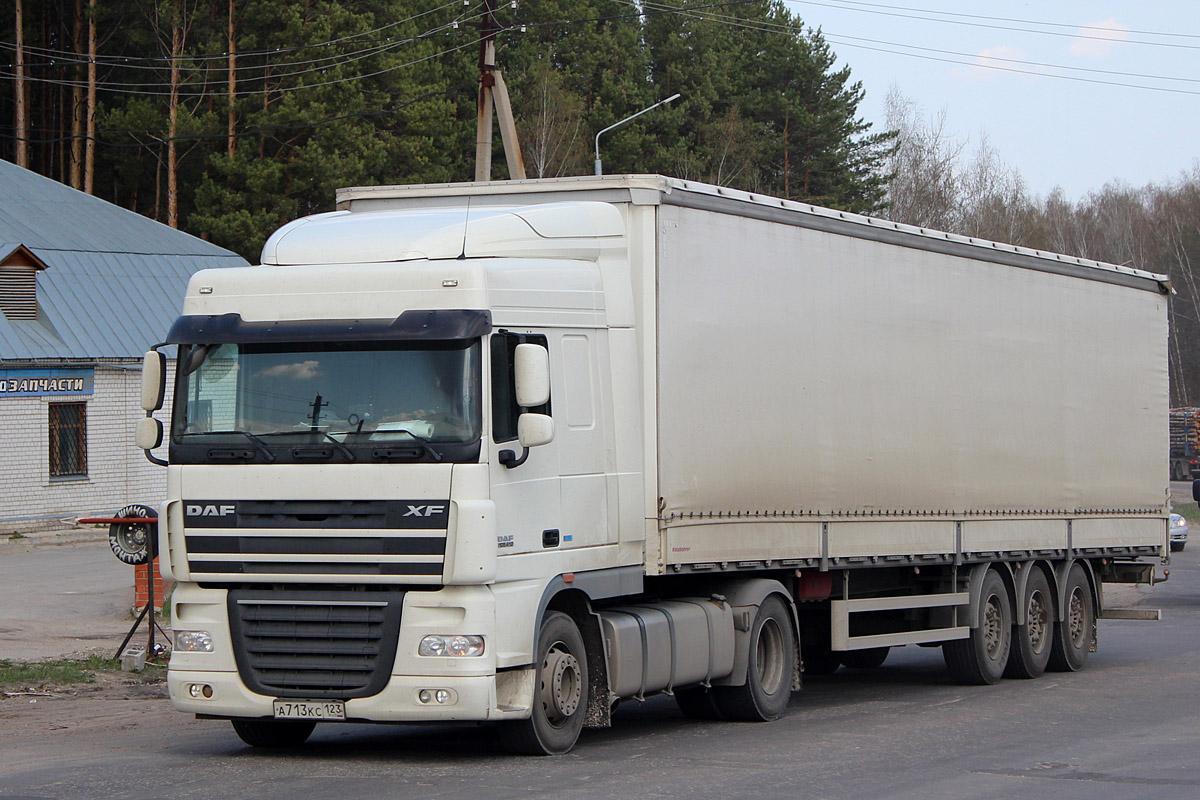 Краснодарский край, № А 713 КС 123 — DAF XF105 FT