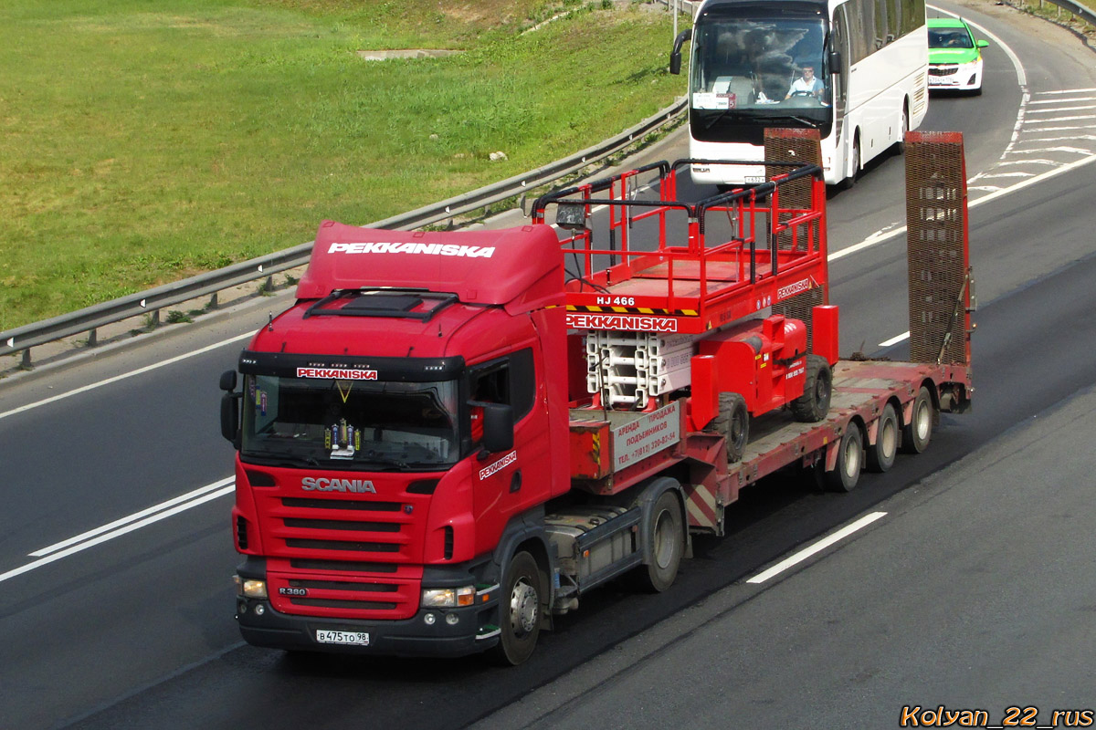 Санкт-Петербург, № В 475 ТО 98 — Scania ('2004) R380