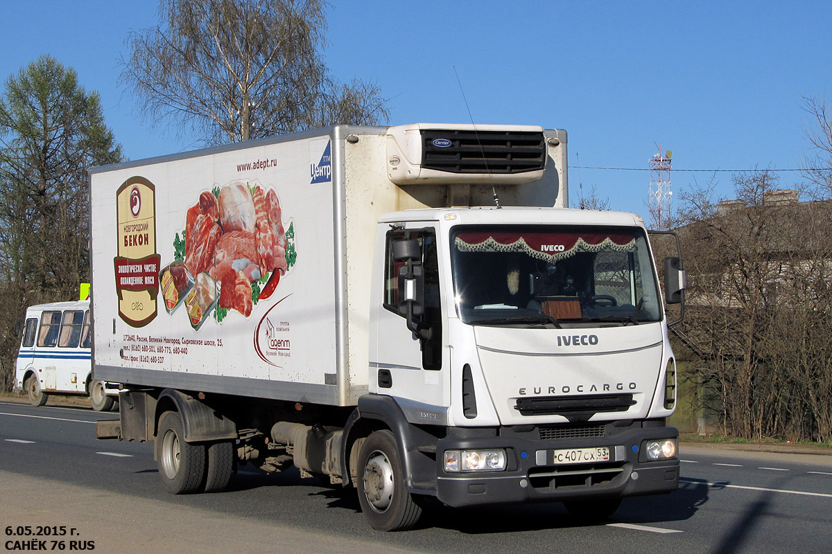 Новгородская область, № С 407 СХ 53 — IVECO EuroCargo ('2002)