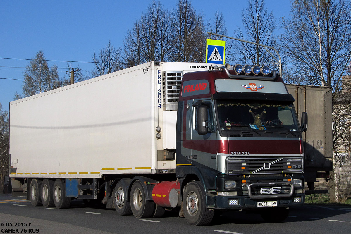 Липецкая область, № Е 601 ВЕ 48 — Volvo ('1993) FH12.460