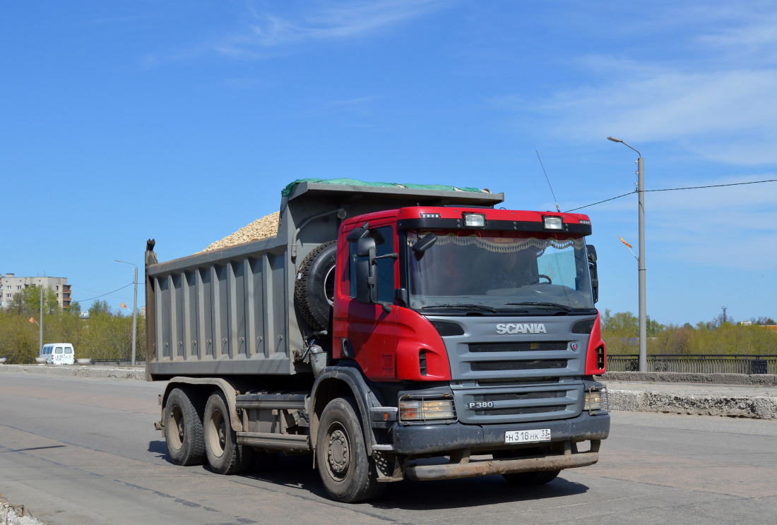 Владимирская область, № Н 318 НК 33 — Scania ('2004) P380