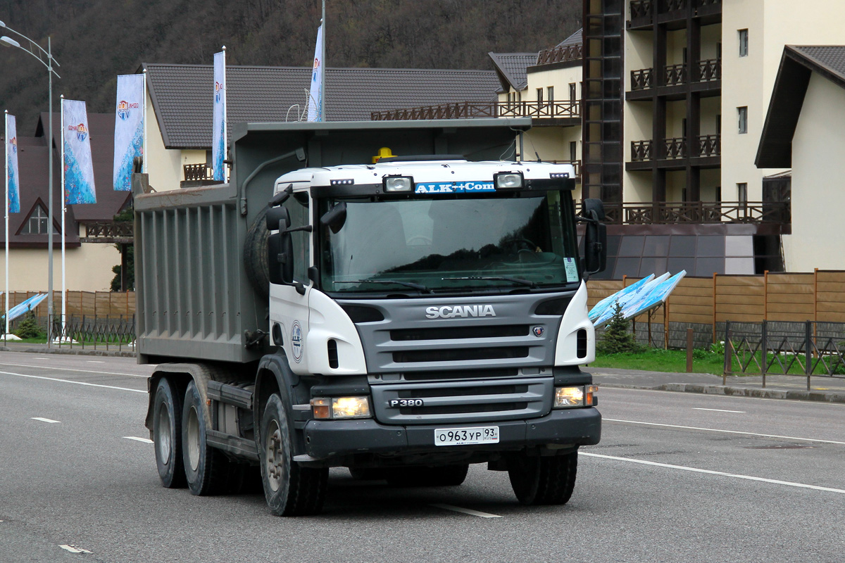 Краснодарский край, № О 963 УР 93 — Scania ('2004) P380