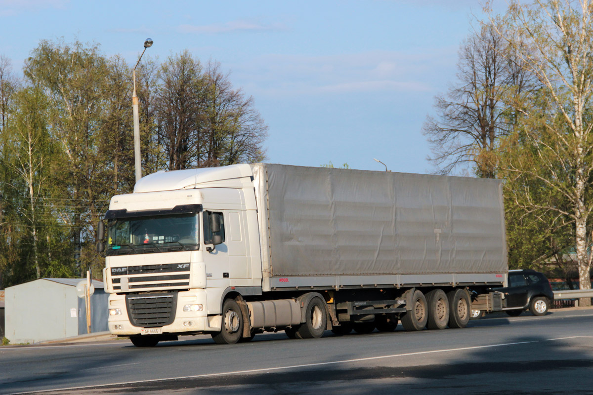 Брестская область, № АЕ 6665-1 — DAF XF105 FT