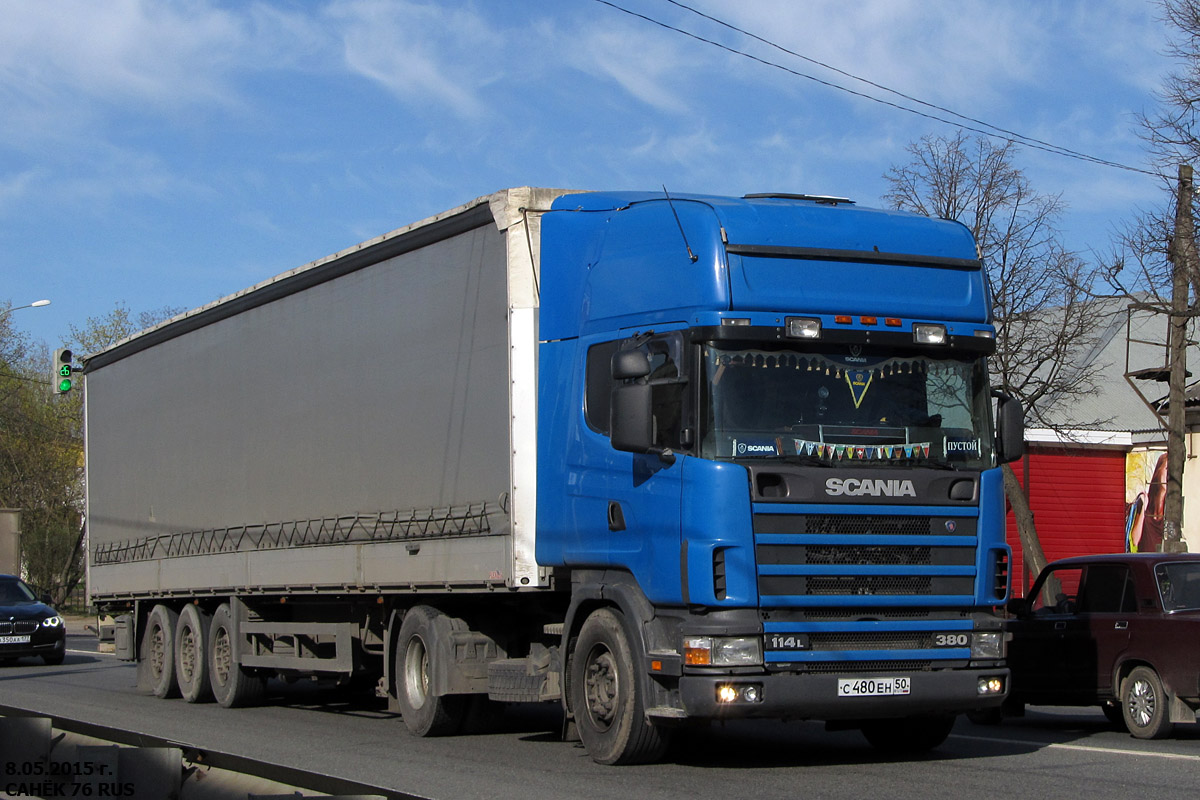 Московская область, № С 480 ЕН 50 — Scania ('1996) R114L