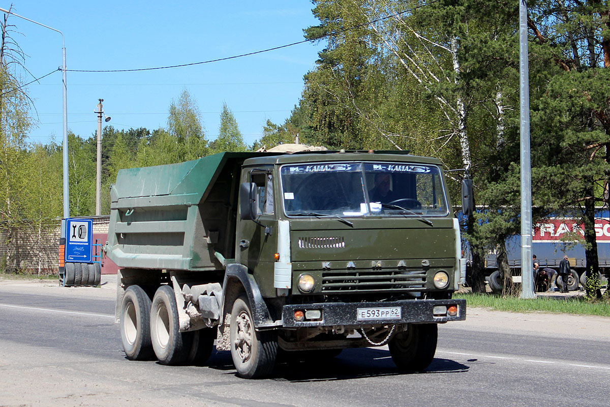 Рязанская область, № Е 593 РР 62 — КамАЗ-55111 [551110]