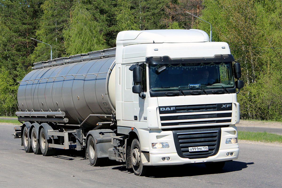 Волгоградская область, № А 991 МК 134 — DAF XF105 FT