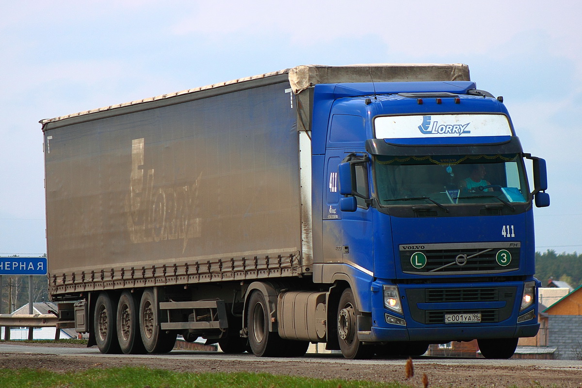 Свердловская область, № 411 — Volvo ('2008) FH.400 [X9P]