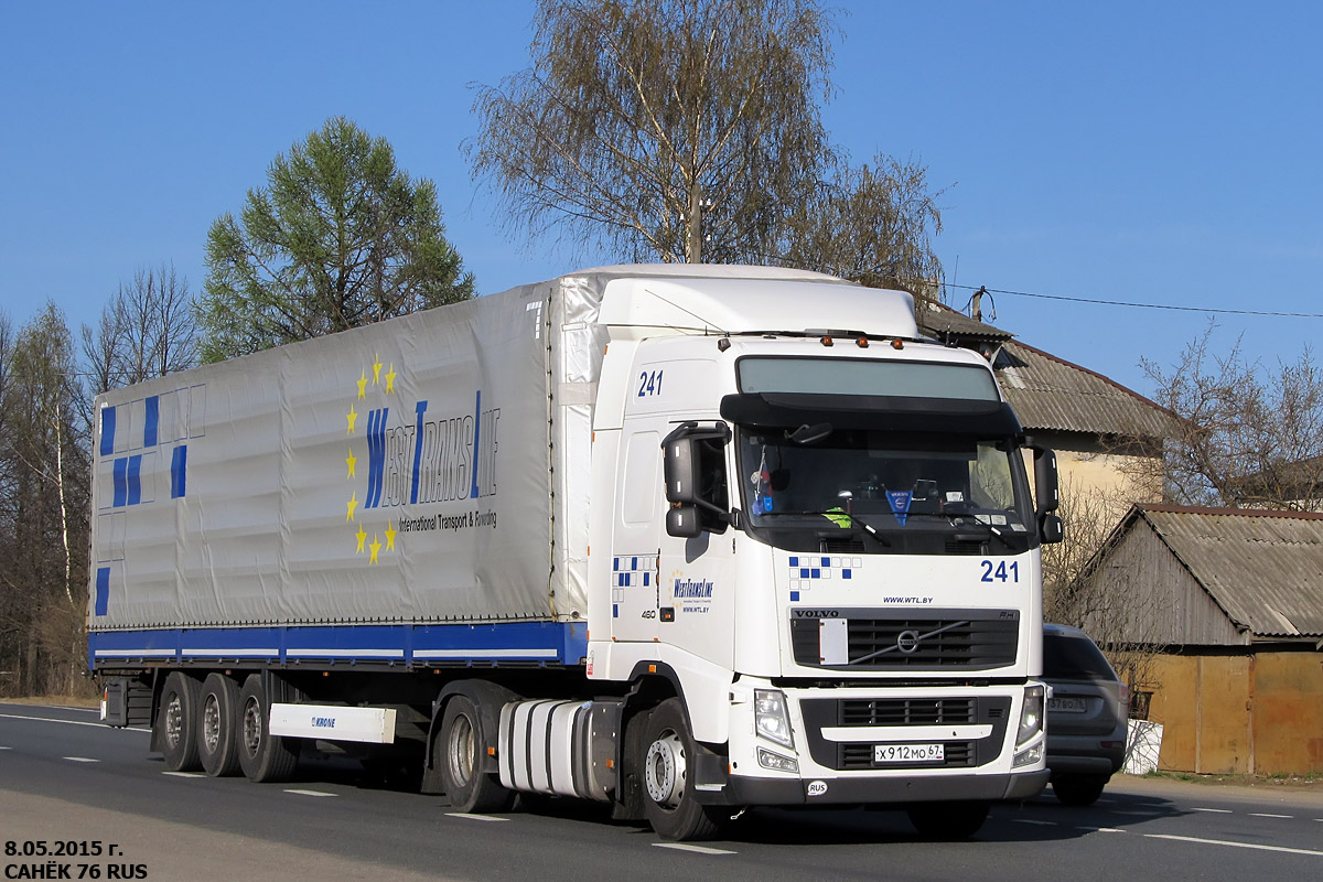 Смоленская область, № 241 — Volvo ('2008) FH.460