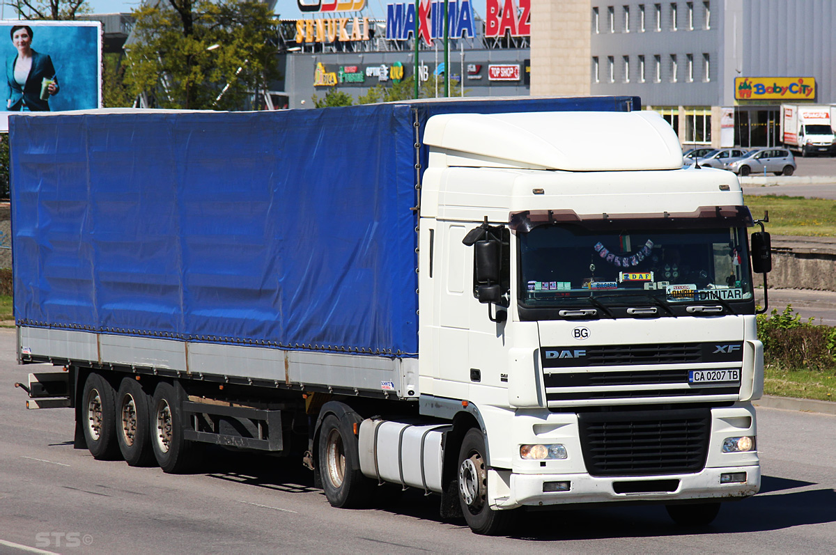 Болгария, № CA 0207 TB — DAF XF95 FT