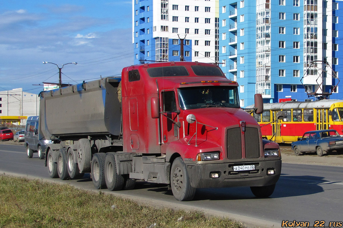 Алтайский край, № А 040 РО 22 — Kenworth T600