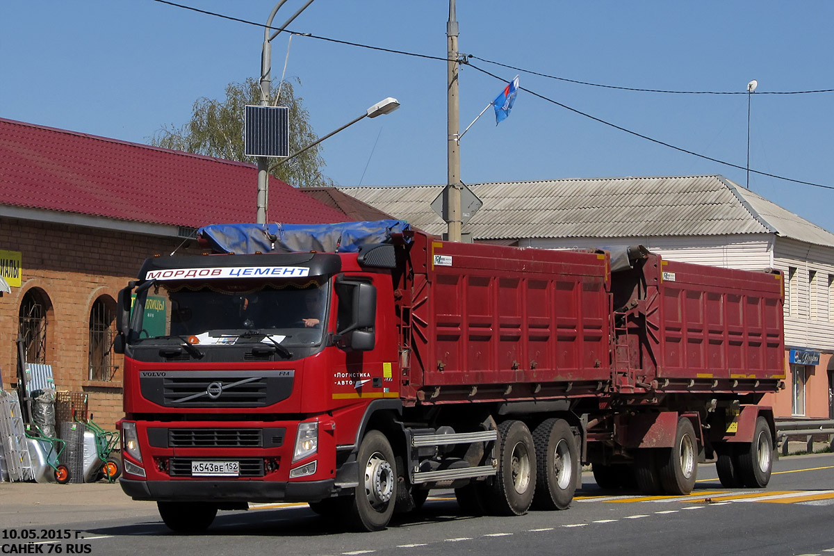 Нижегородская область, № К 543 ВЕ 152 — Volvo ('2010) FM.400 [X9P]