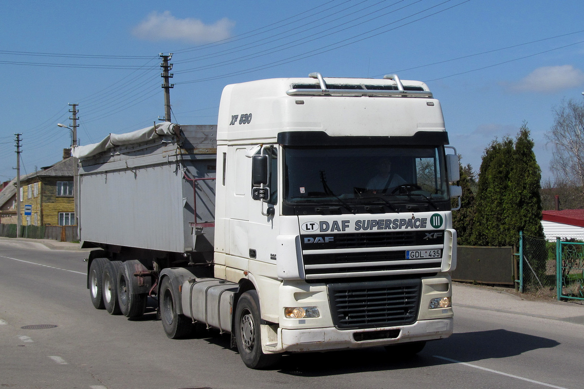 Литва, № GDL 435 — DAF XF95 FT