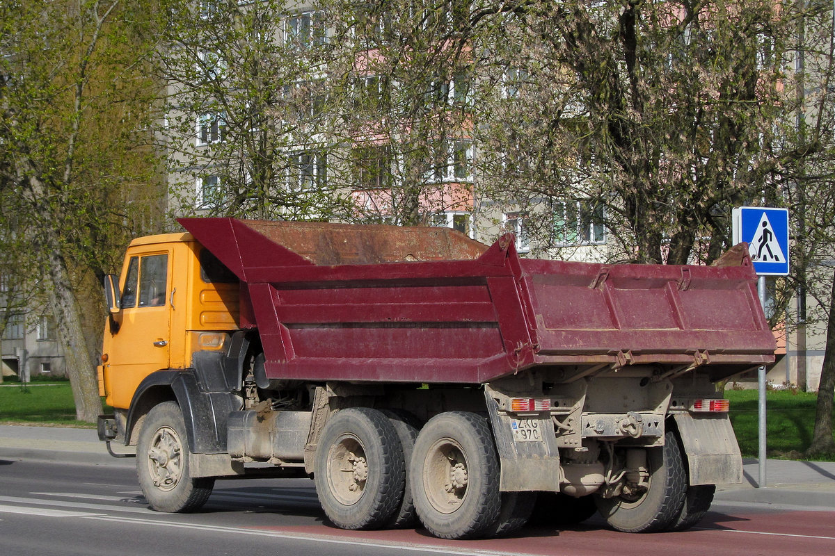 Литва, № ZKG 970 — КамАЗ-55111 (общая модель)