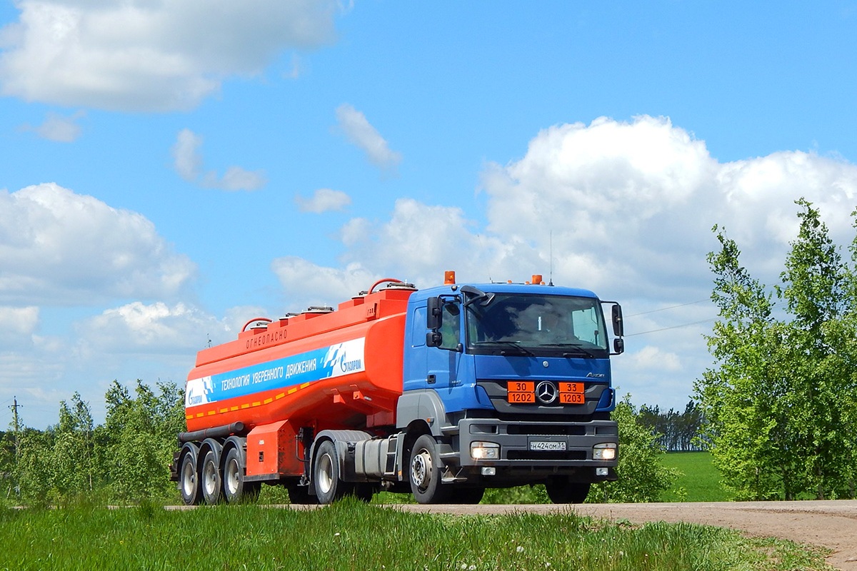 Белгородская область, № Н 424 ОМ 31 — Mercedes-Benz Axor 1840