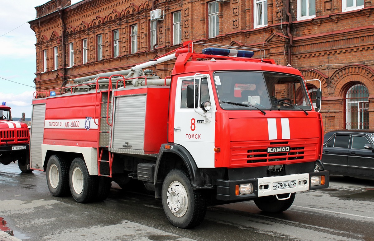 Томская область, № В 790 НА 70 — КамАЗ-53215 (общая модель)