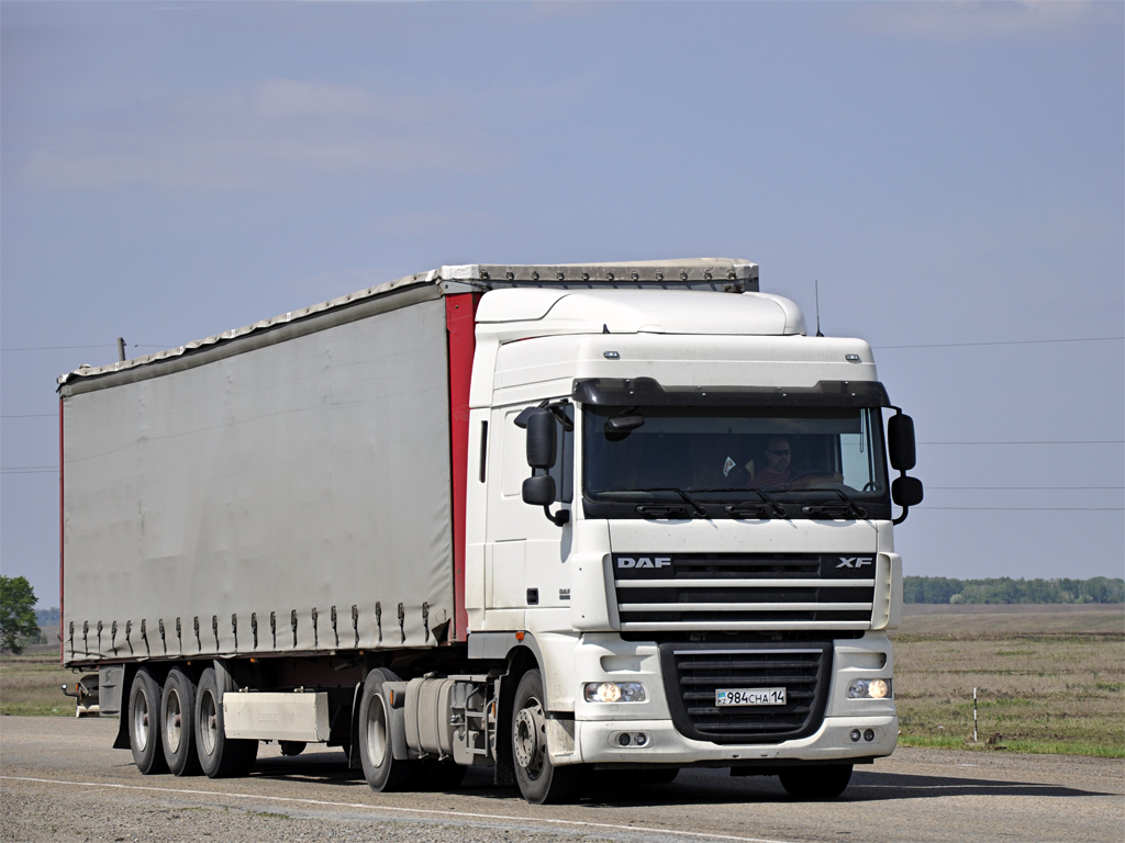 Павлодарская область, № 984 CHA 16 — DAF XF105 FT