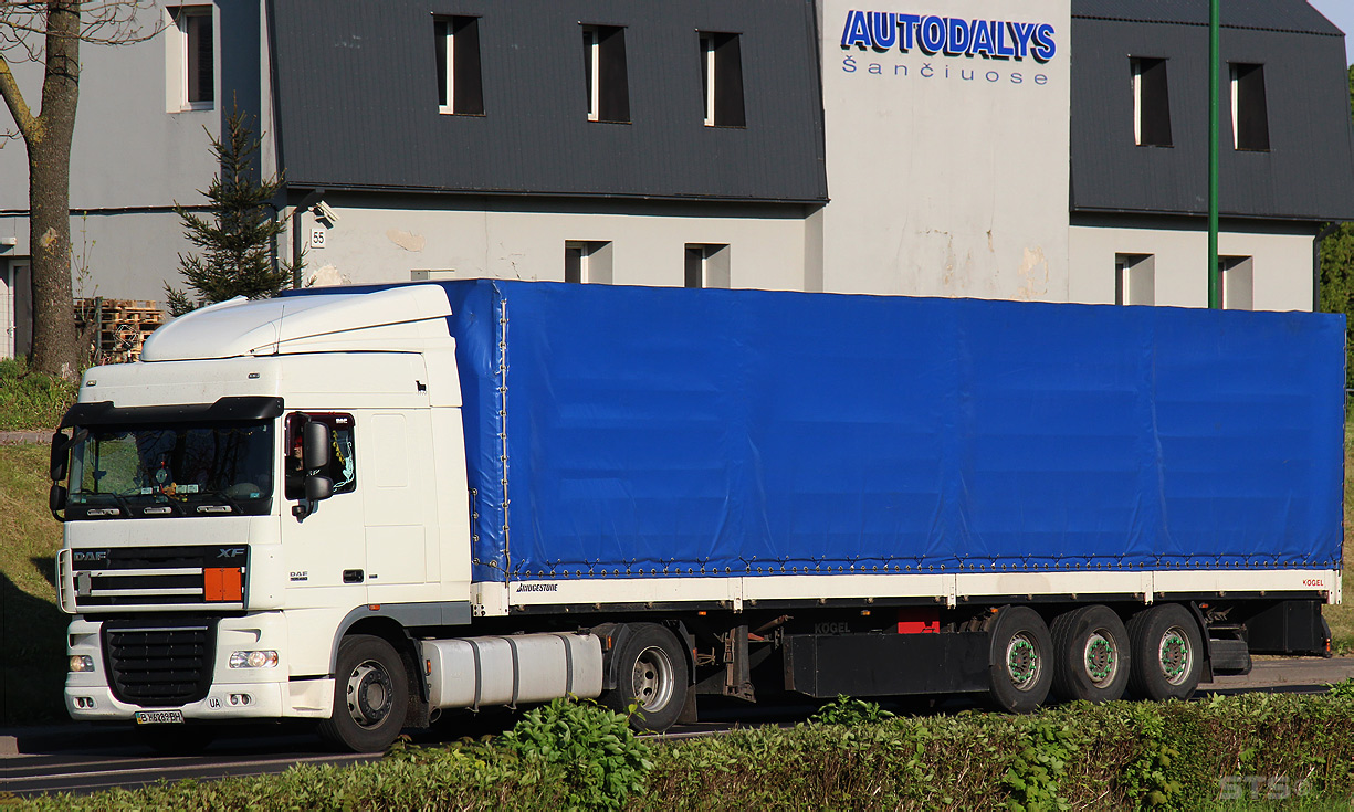 Полтавская область, № ВІ 6289 ВН — DAF XF105 FT