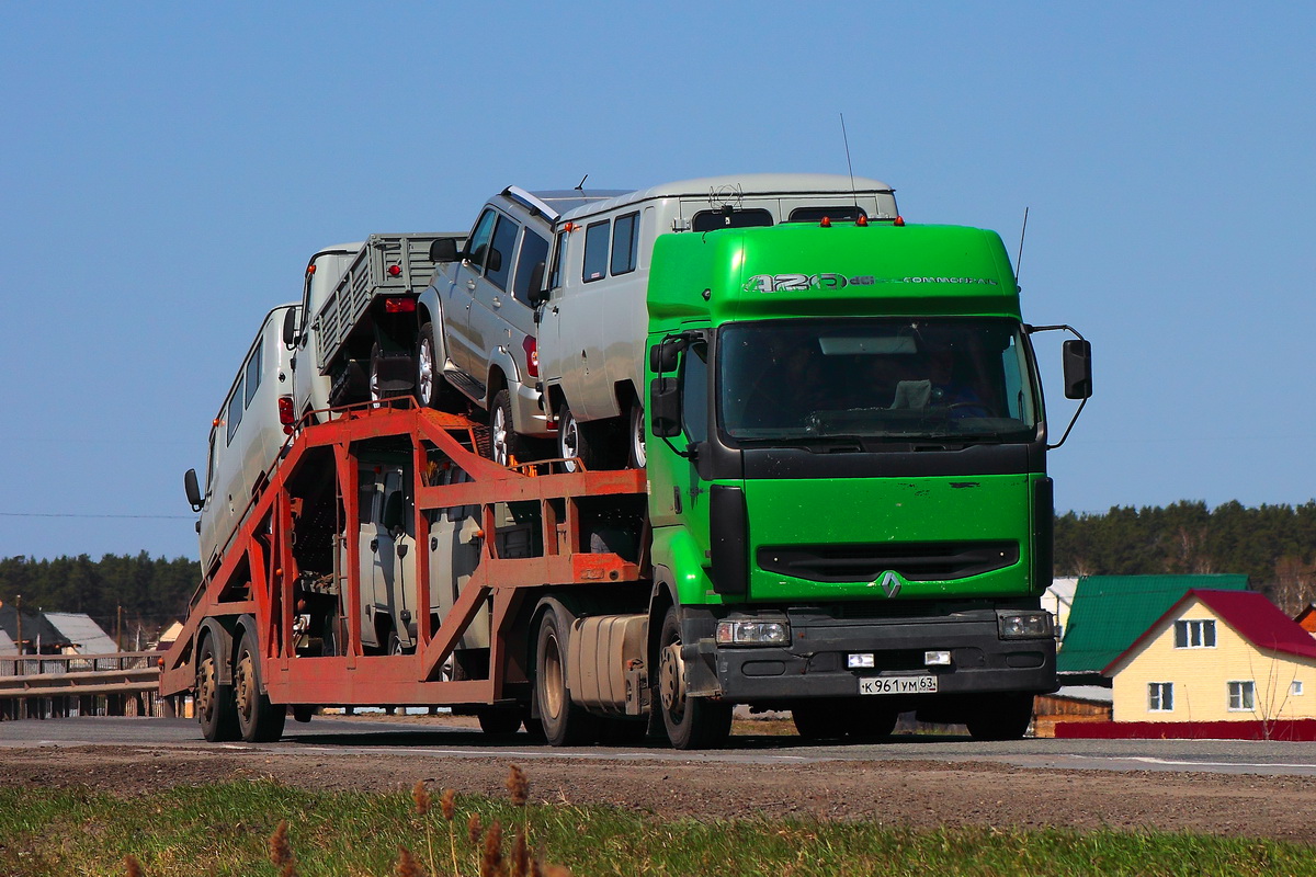 Самарская область, № К 961 УМ 63 — Renault Premium ('1996)