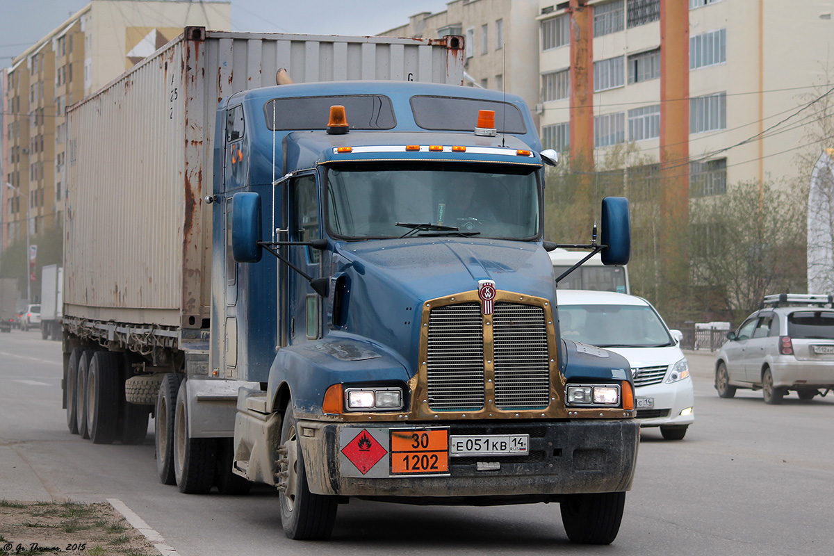 Саха (Якутия), № Е 051 КВ 14 — Kenworth T600