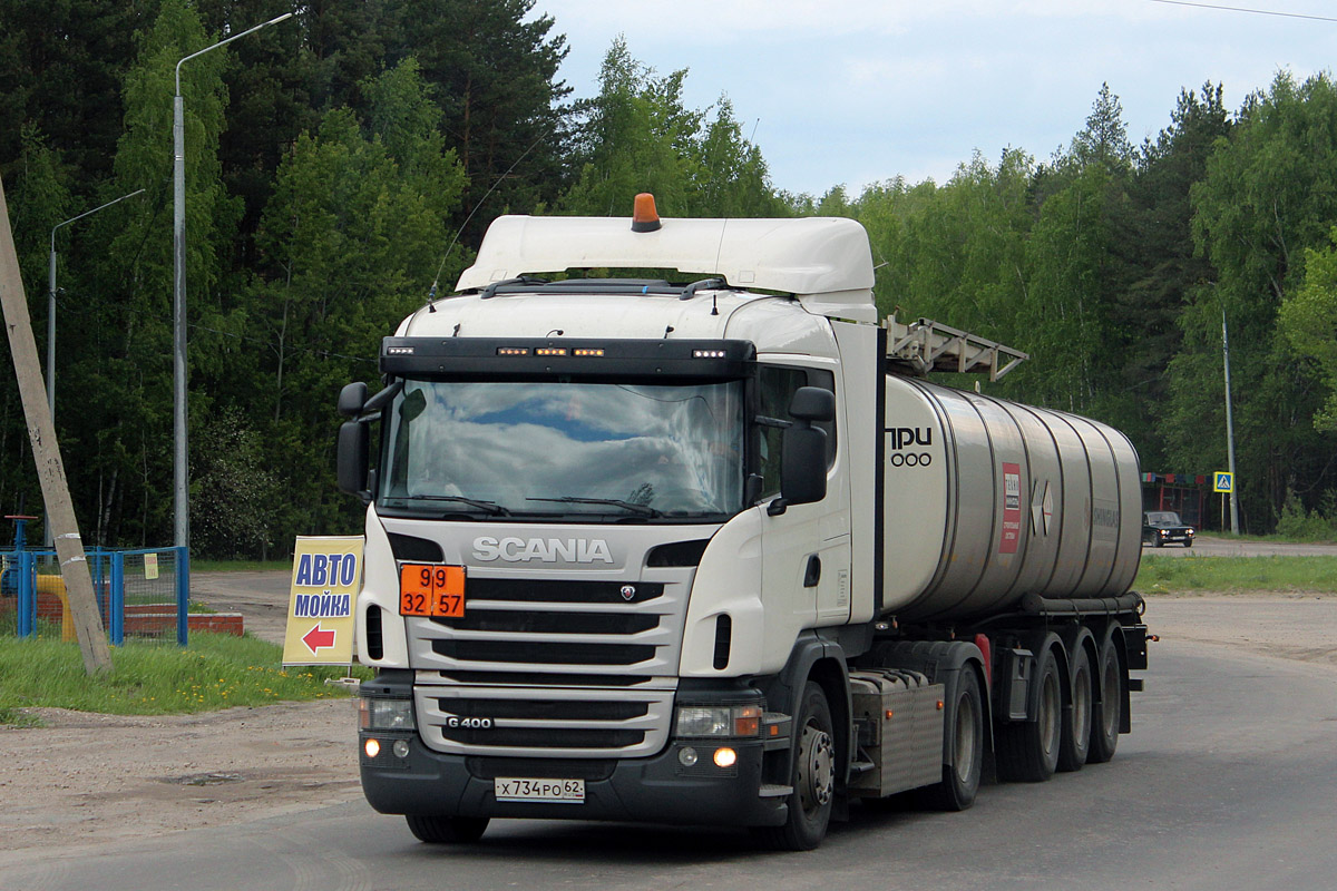 Рязанская область, № Х 734 РО 62 — Scania ('2009) G400