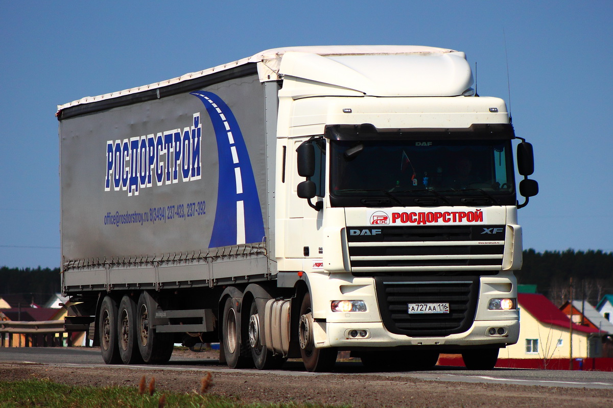 Татарстан, № А 727  АА 116 — DAF XF105 FTG