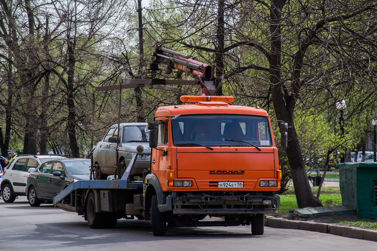 Пензенская область, № Н 924 ЕТ 58 — КамАЗ-4308-H3