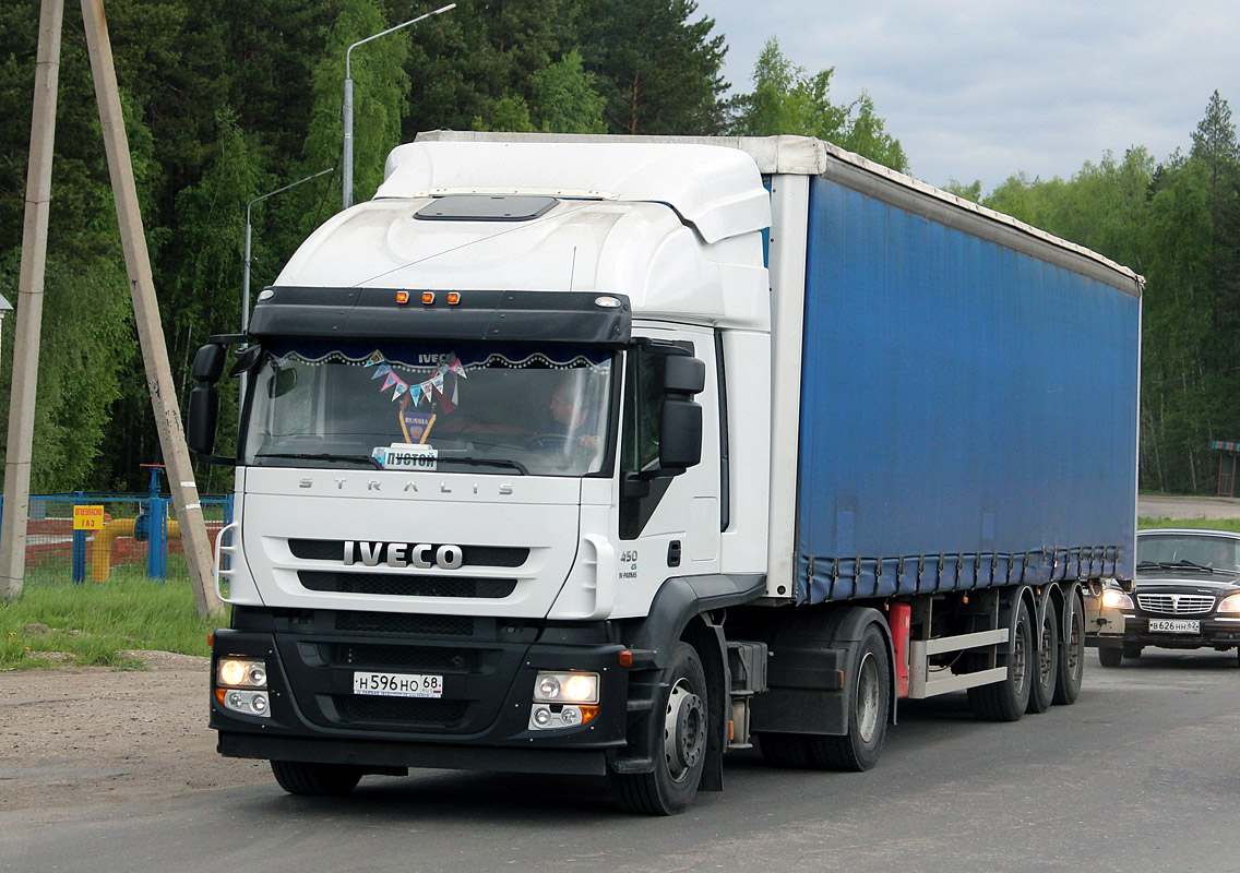 Тамбовская область, № Н 596 НО 68 — IVECO Stralis ('2007) 450