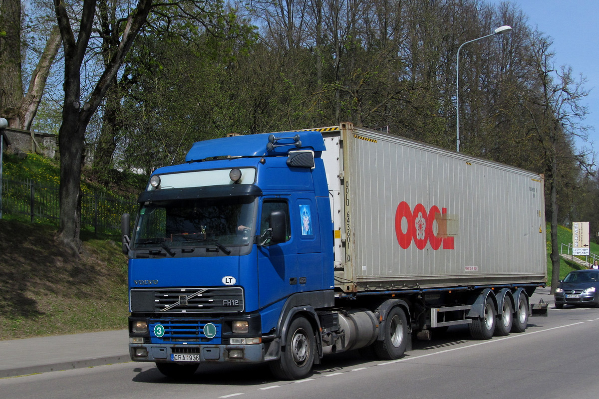 Литва, № CRA 936 — Volvo ('1993) FH12.420