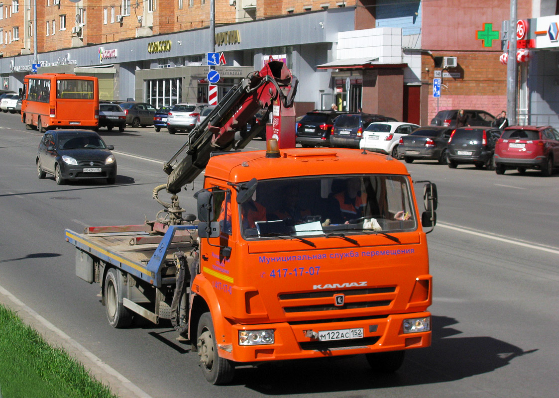 Нижегородская область, № М 122 АС 152 — КамАЗ-4308-H3