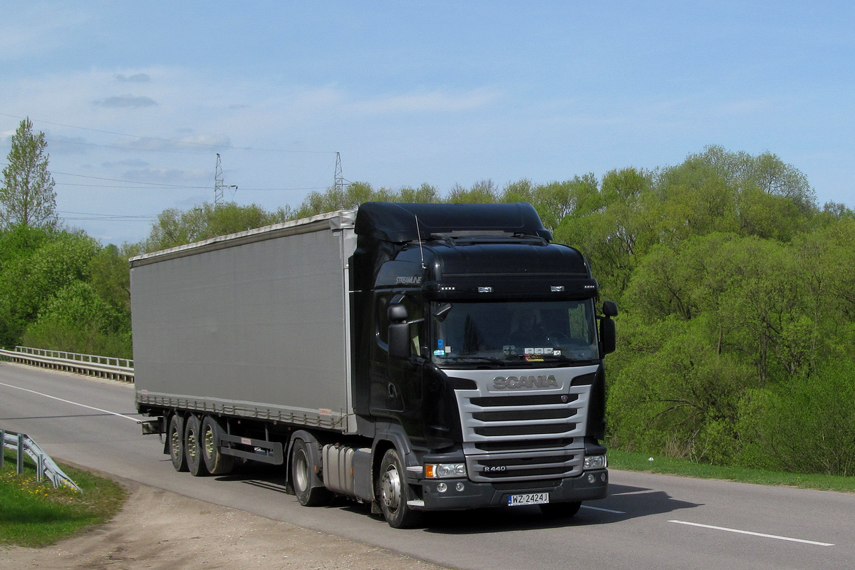 Польша, № WZ 2424J — Scania ('2013) R440