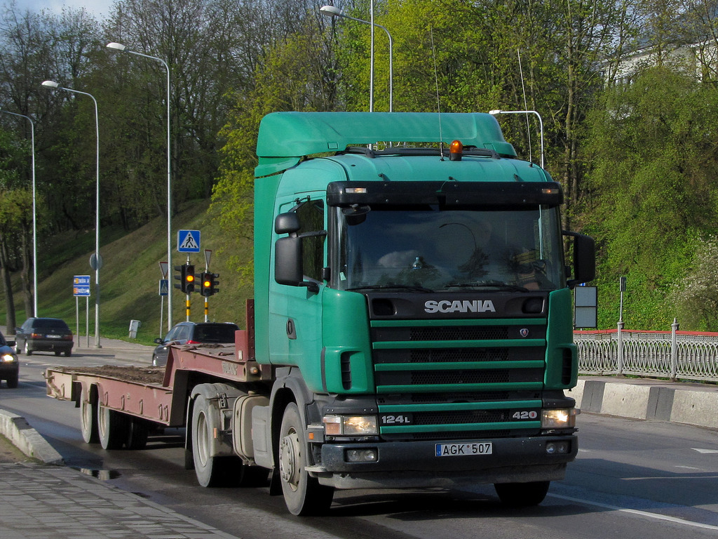 Литва, № AGK 507 — Scania ('1996) R124L