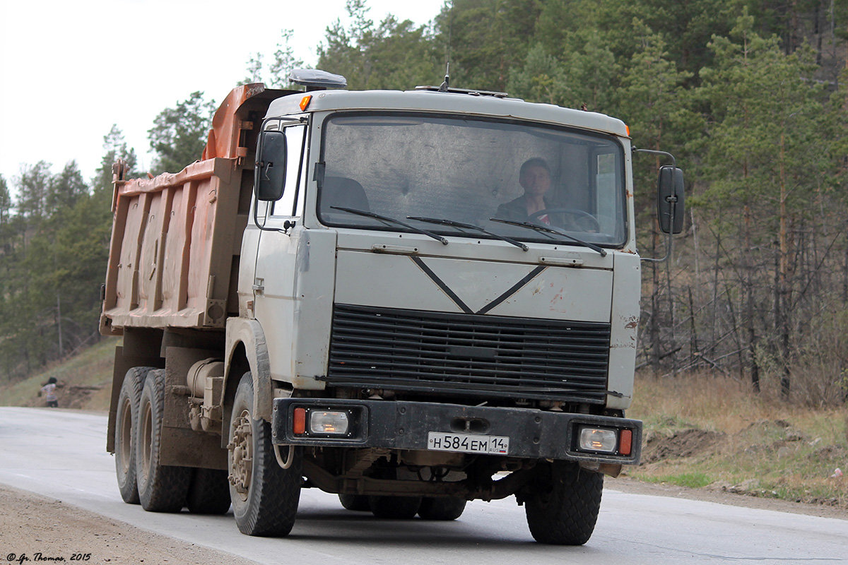 Саха (Якутия), № Н 584 ЕМ 14 — МАЗ-5516 (общая модель)