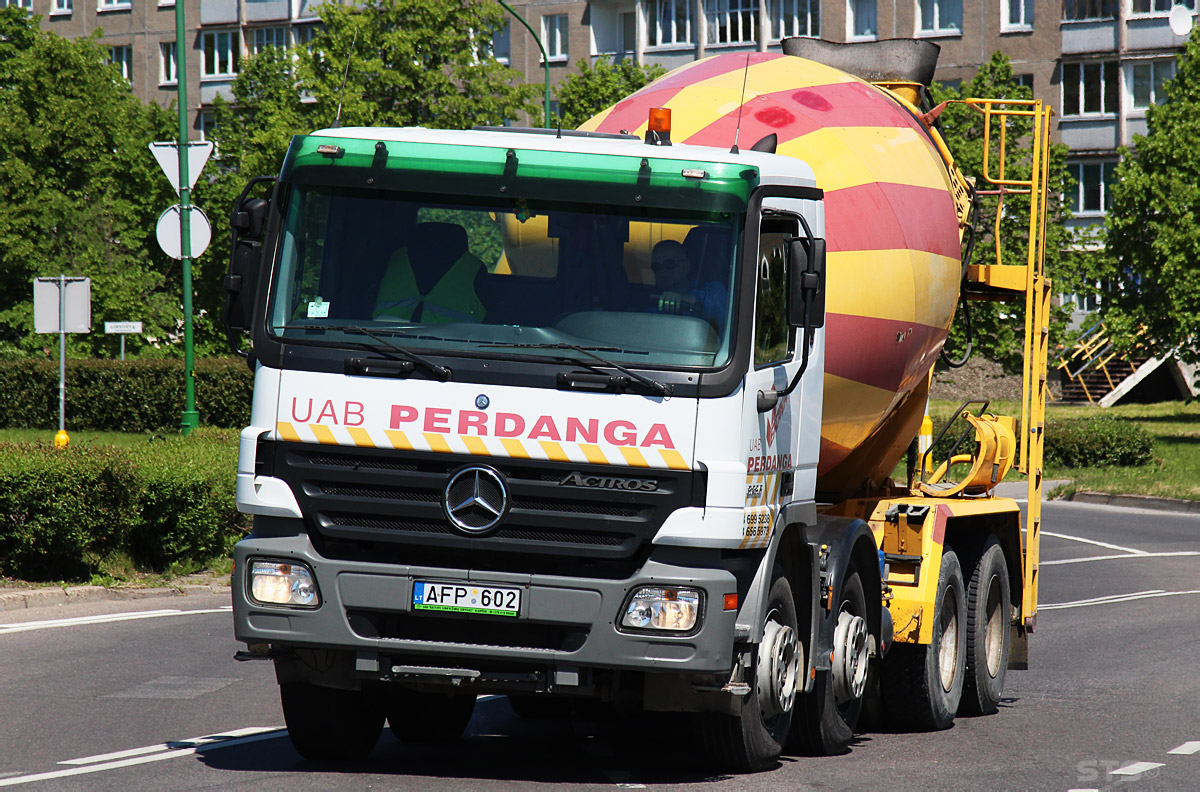 Литва, № AFP 602 — Mercedes-Benz Actros ('2003) 3236