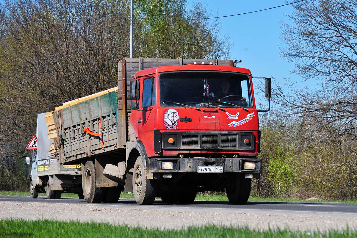 Нижегородская область, № Н 791 ВК 152 — МАЗ-53371