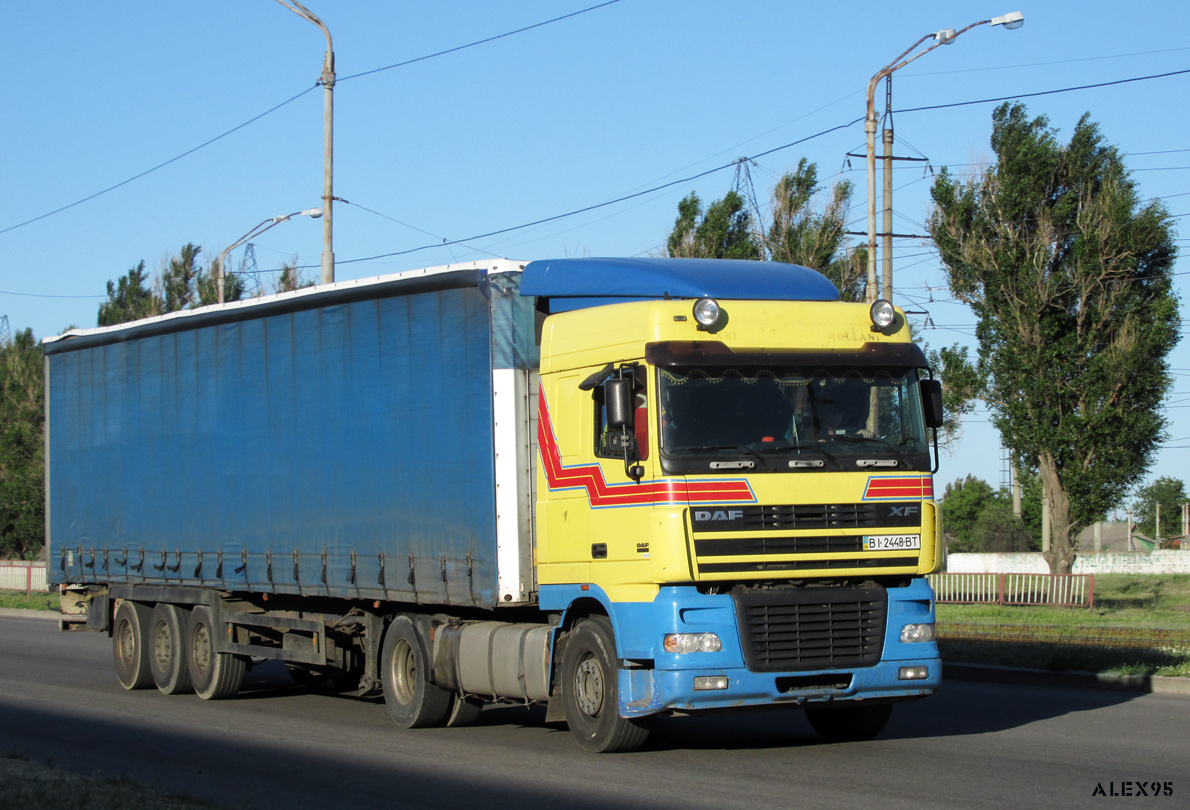 Полтавская область, № ВІ 2448 ВТ — DAF XF95 FT