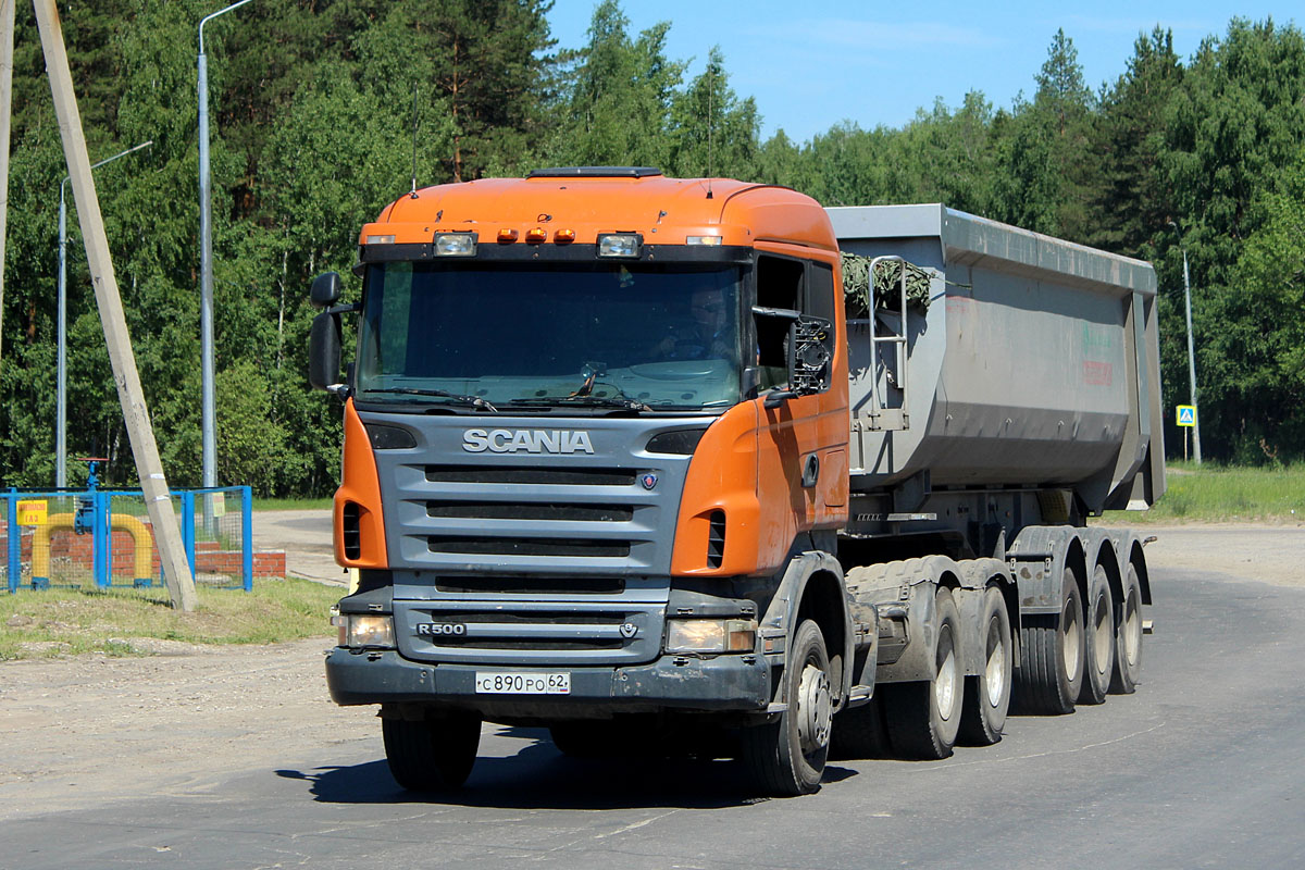 Рязанская область, № С 890 РО 62 — Scania ('2004) R500