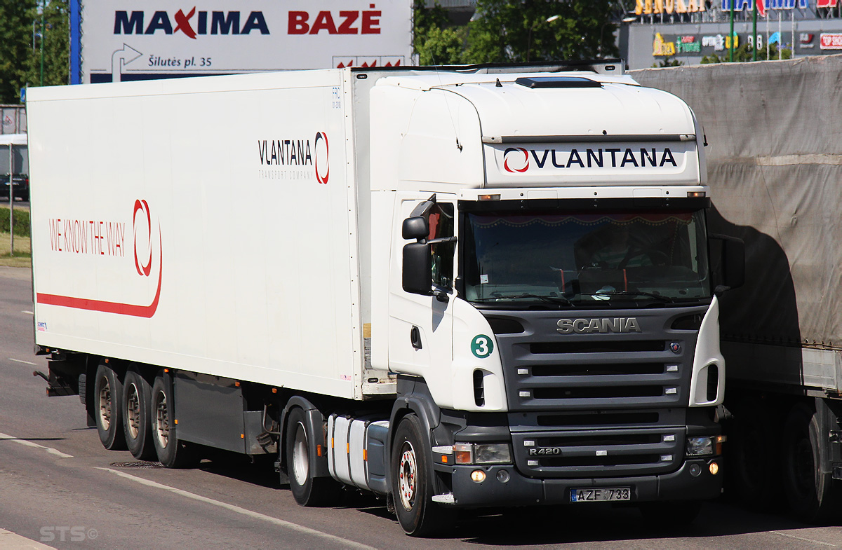 Литва, № AZF 733 — Scania ('2004) R420