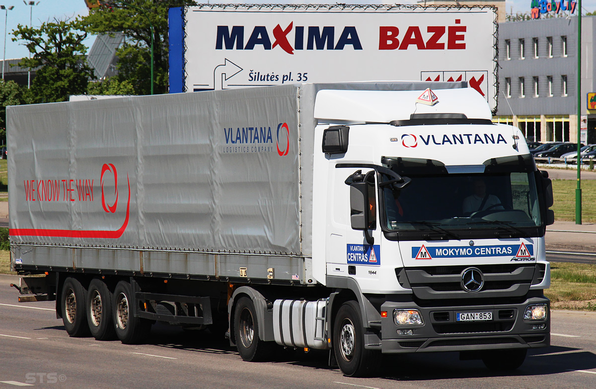 Литва, № GAN 853 — Mercedes-Benz Actros ('2009) 1844