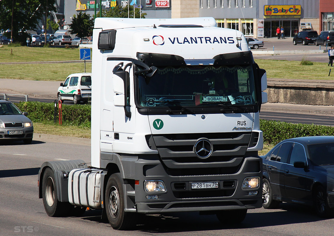 Калининградская область, № Р 281 ВН 39 — Mercedes-Benz Actros ('2009) 1844