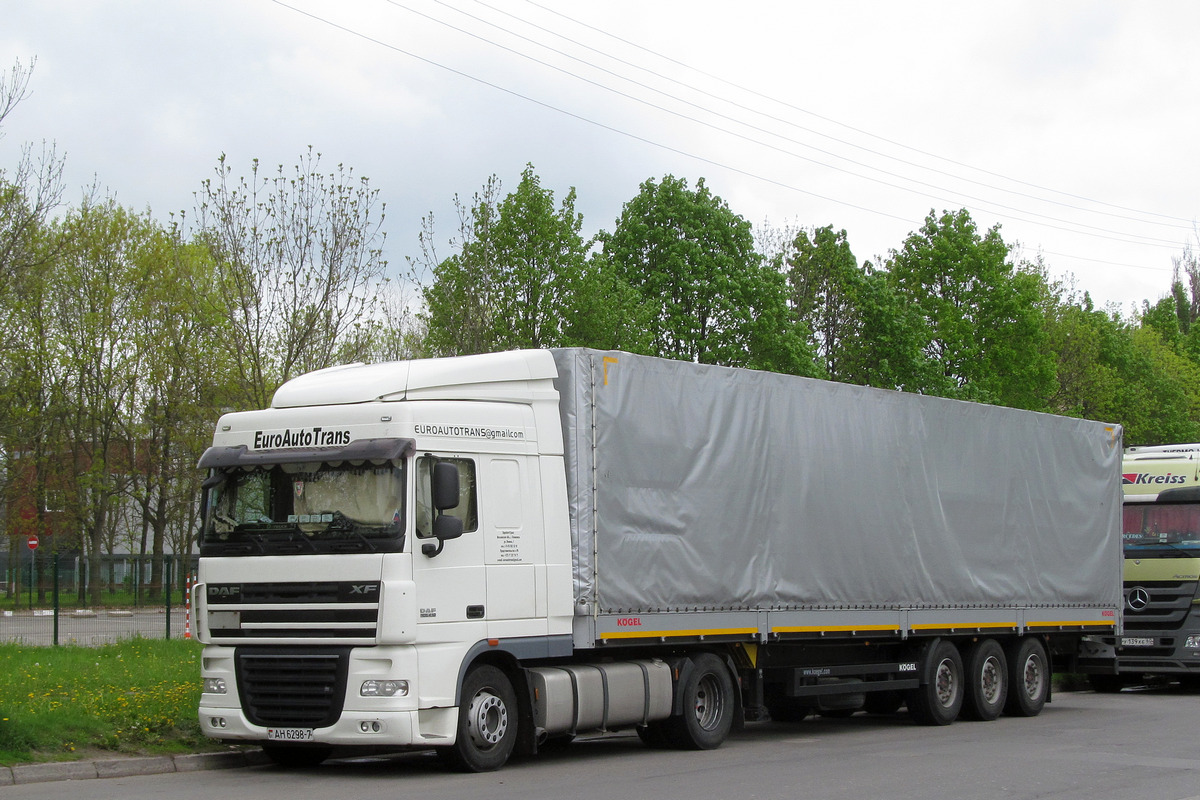 Минск, № АН 6298-7 — DAF XF105 FT