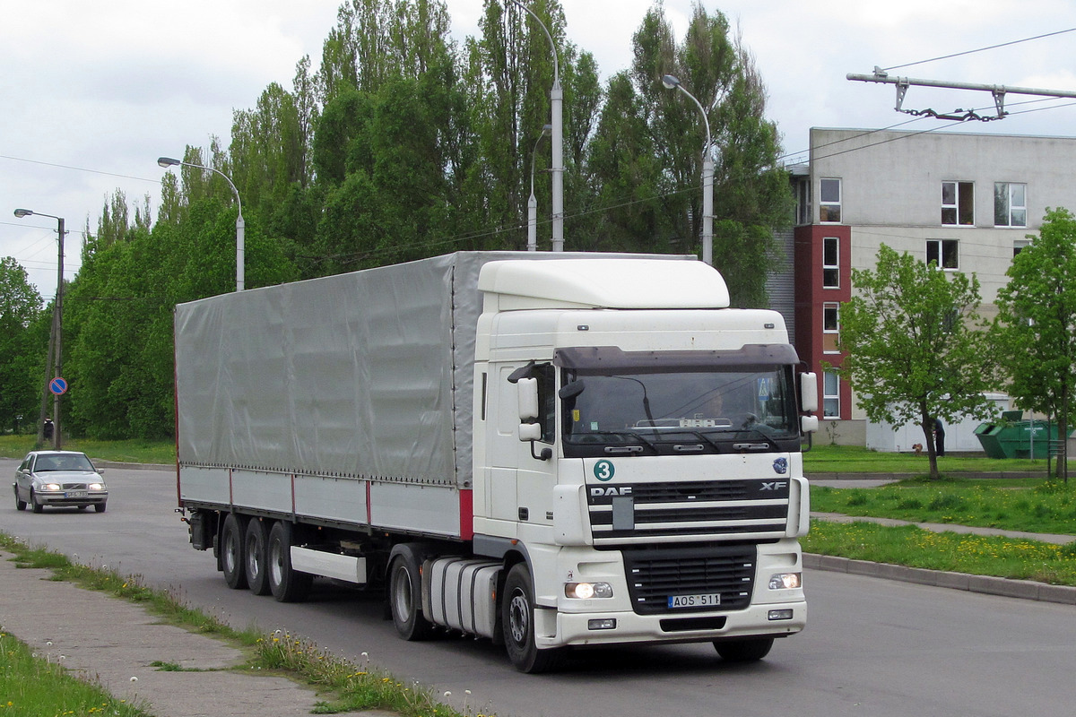 Литва, № AOS 511 — DAF XF95 FT