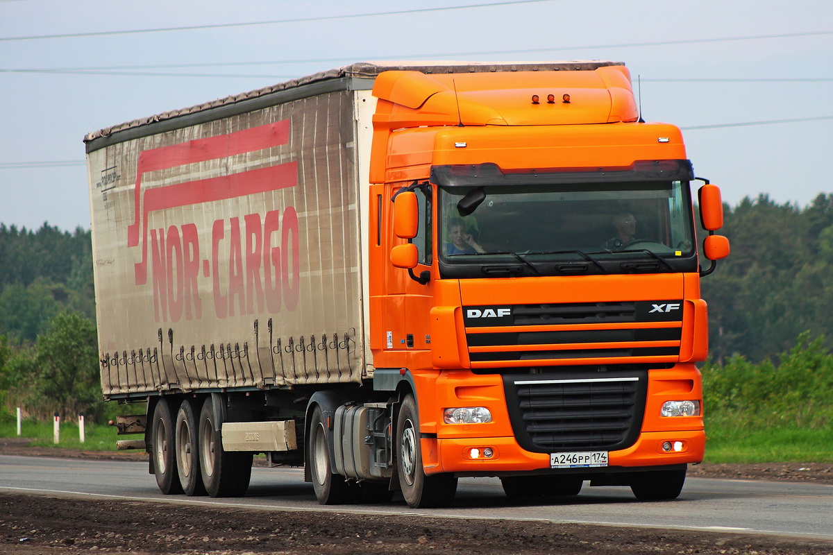 Челябинская область, № А 246 РР 174 — DAF XF105 FT