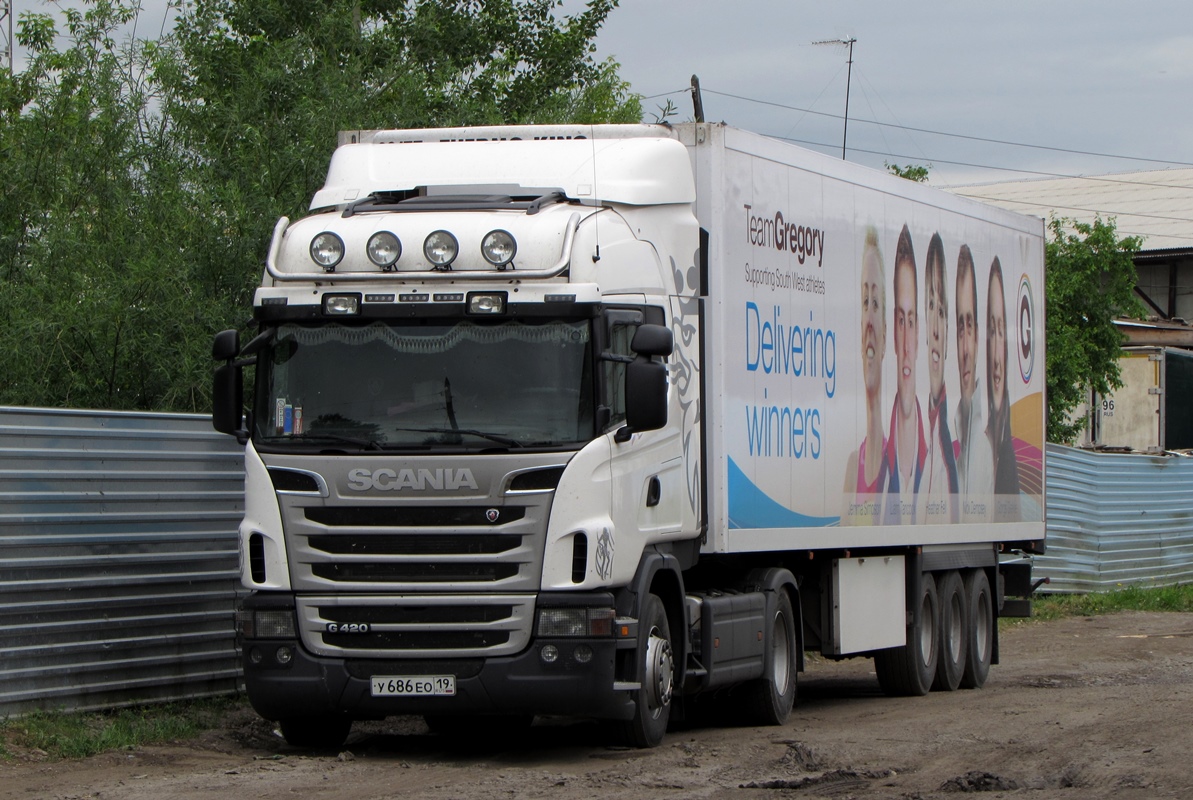 Хакасия, № У 686 ЕО 19 — Scania ('2009) G420