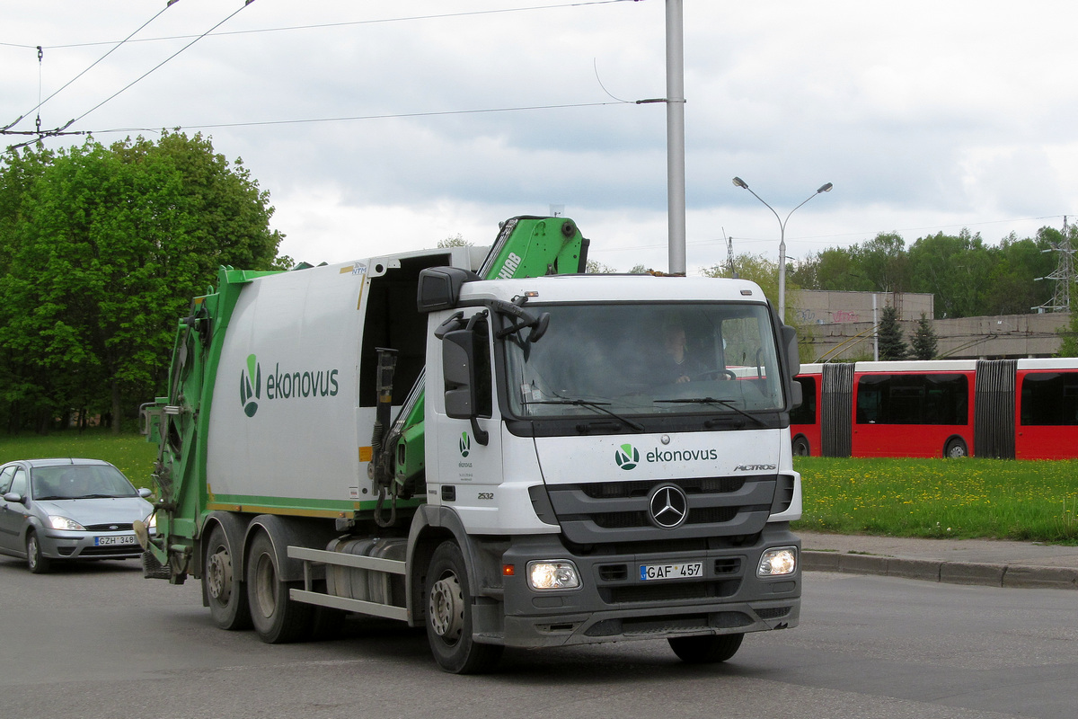 Литва, № GAF 457 — Mercedes-Benz Actros ('2009)