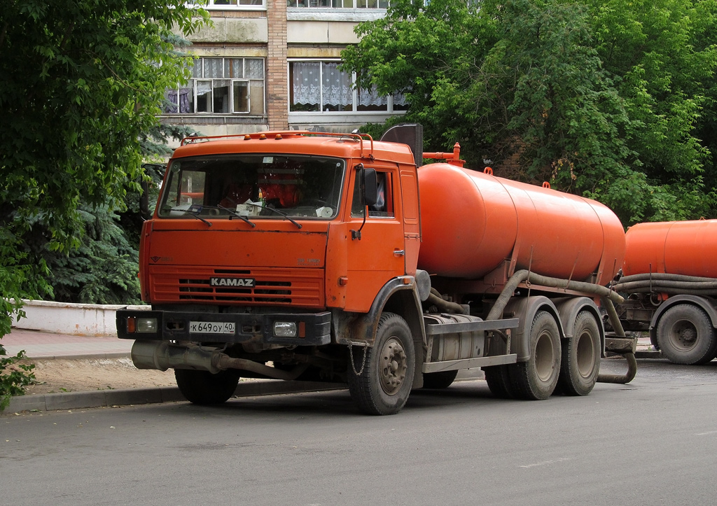 Калужская область, № К 649 ОУ 40 — КамАЗ-65115 (общая модель)