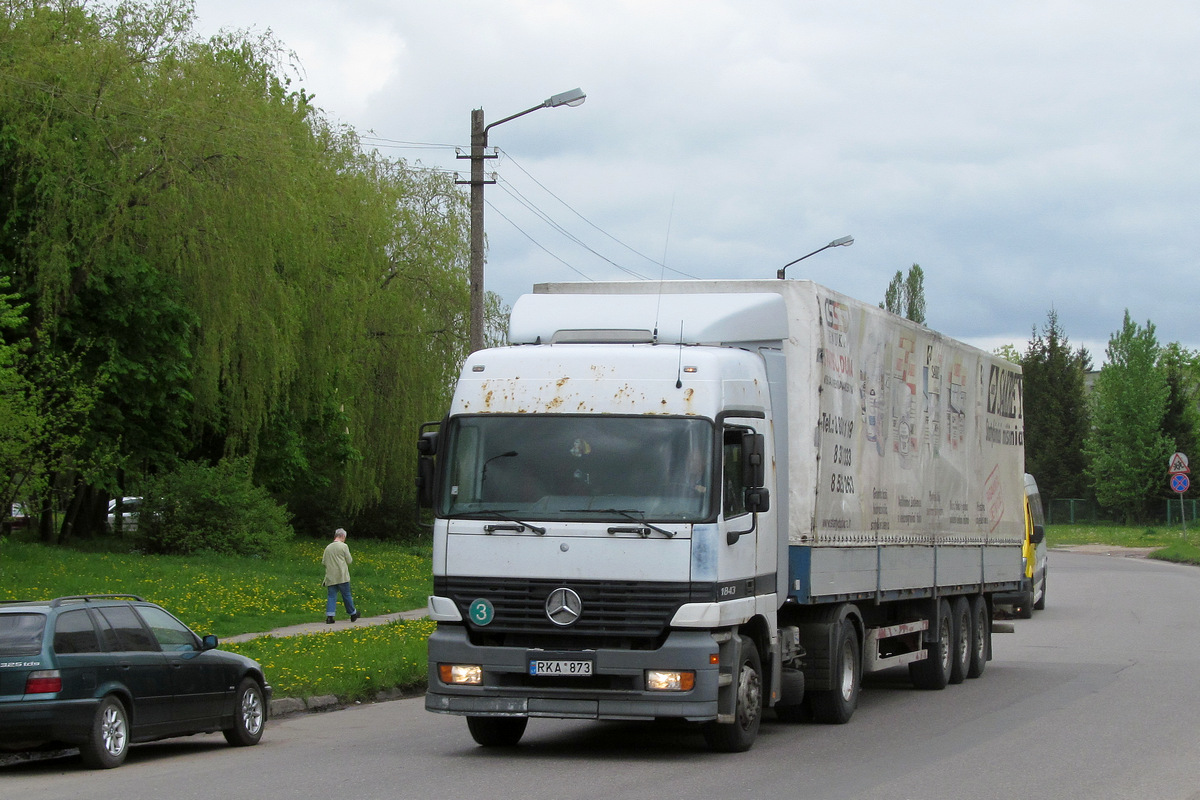 Литва, № RKA 873 — Mercedes-Benz Actros ('1997) 1843