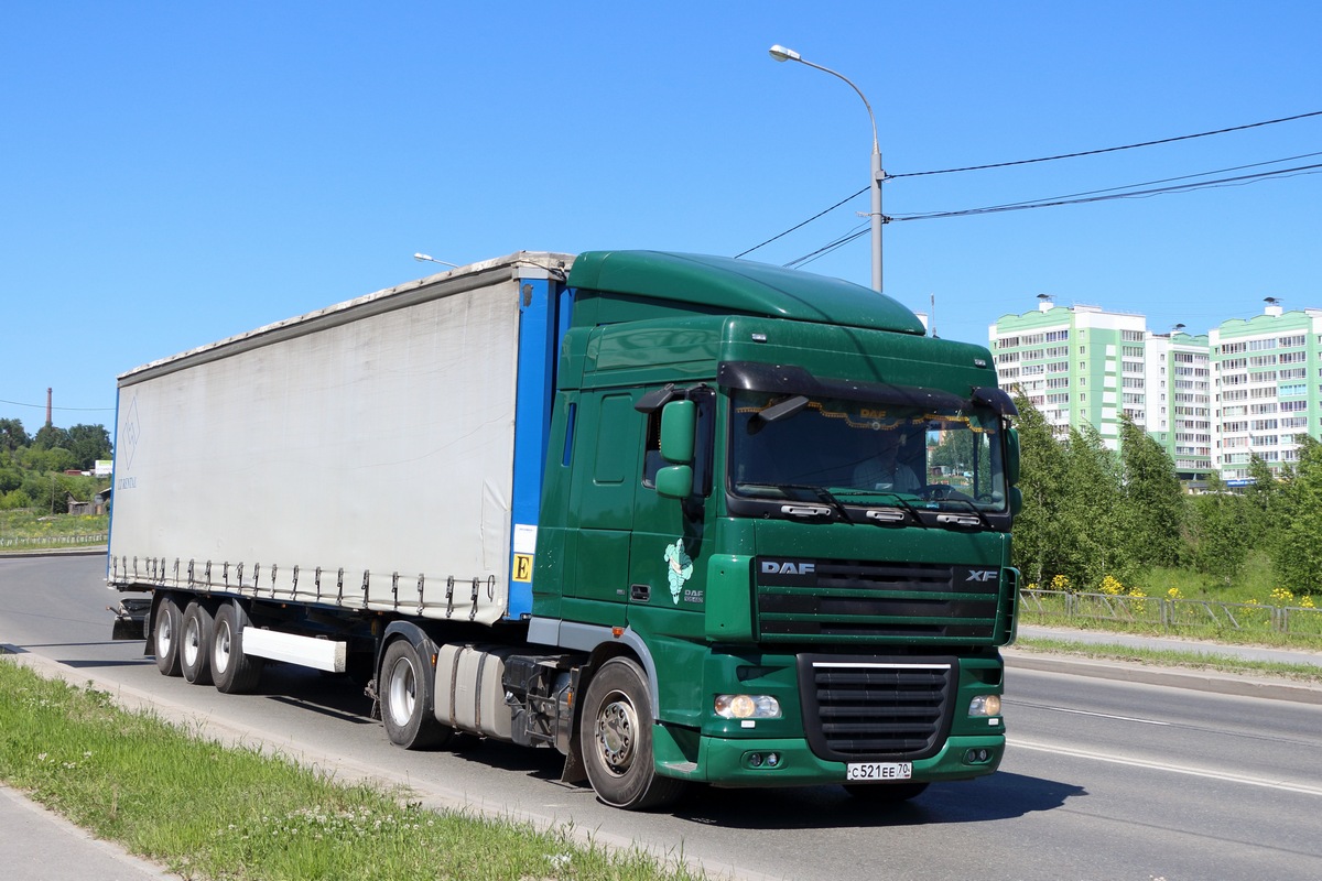 Томская область, № С 521 ЕЕ 70 — DAF XF105 FT