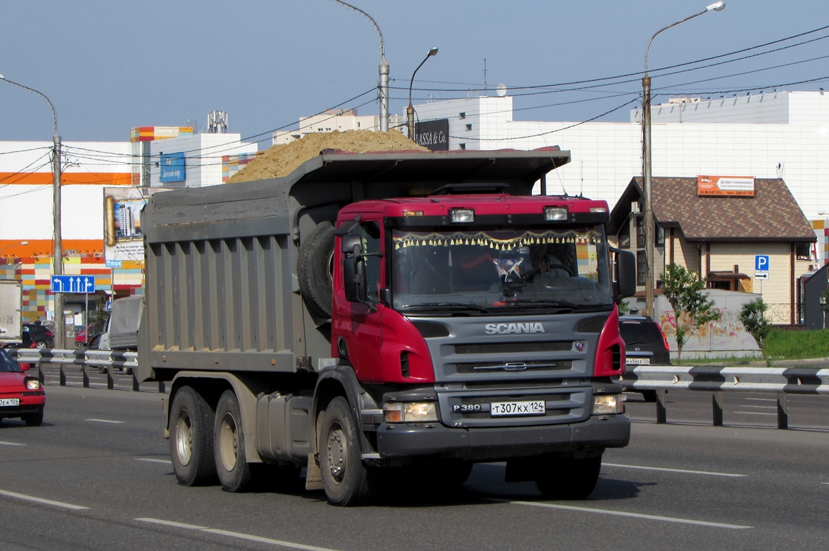 Красноярский край, № Т 307 КХ 124 — Scania ('2004) P380