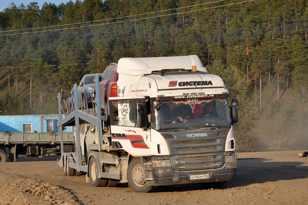 Приморский край, № А 745 АР 125 — Scania ('2004) P340