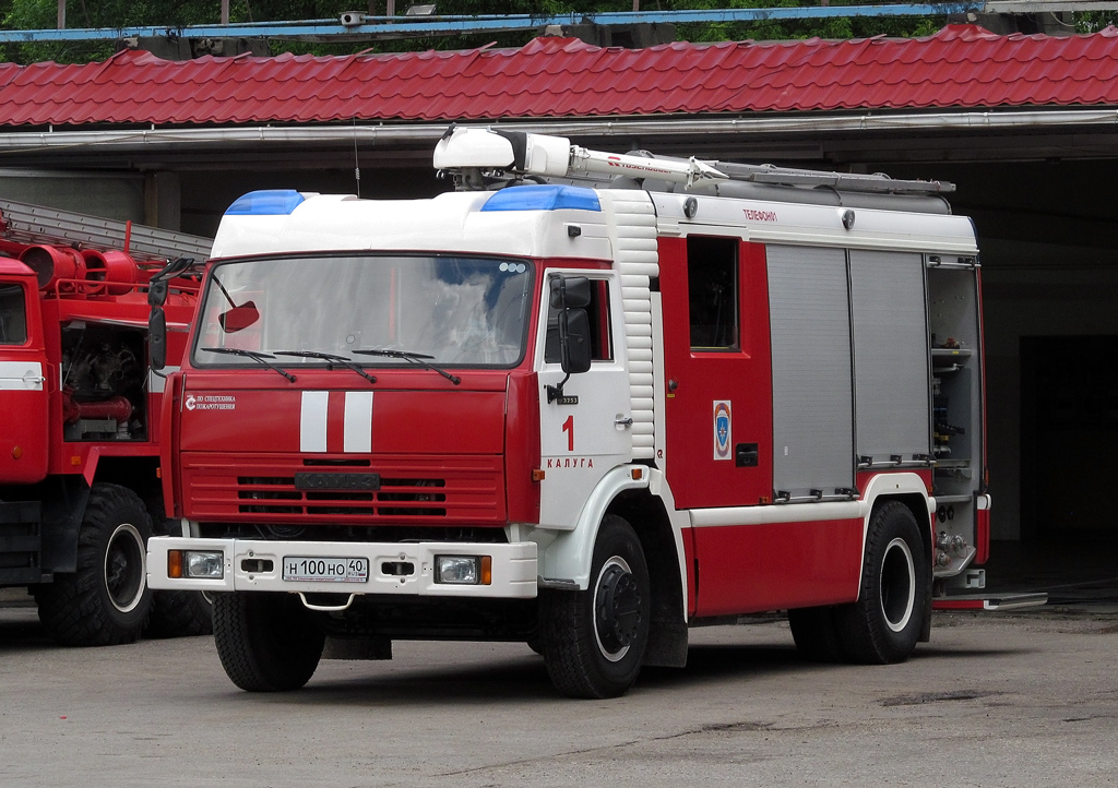 Калужская область, № Н 100 НО 40 — КамАЗ-43253-A3